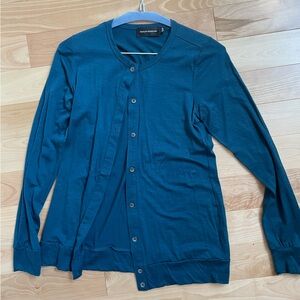 100% merino cardigan